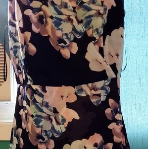 Beautiful  Criss Cross Floral  Dress